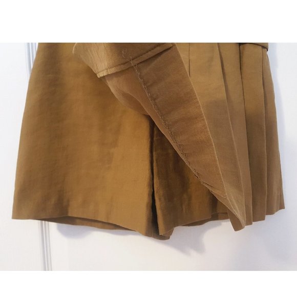 Zara Brown Pleated Skort - Picture 4 of 4